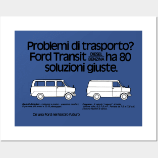 FORD TRANSIT - Italian advert Posters and Art